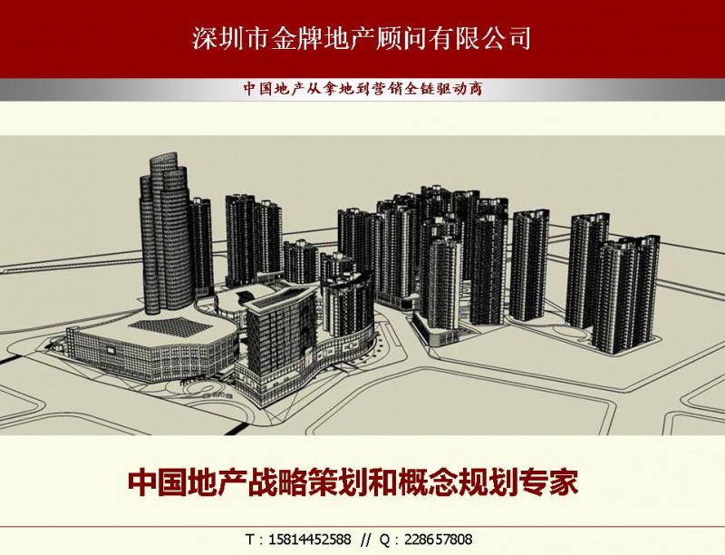 广州房地产策划和概念规划首席咨询团队