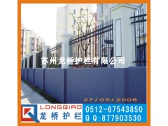 苏州本地工厂隔离栅 厂区围墙栏杆 订制免焊接拼装式锌钢护栏图2