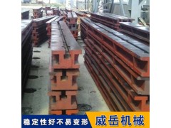 福建T型槽地轨蓝色外观 铸铁地轨浇筑备件图2
