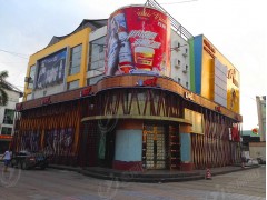 户外防水天幕墙LED霓虹灯亮化灯光秀商场酒店楼体商业街灯光秀图3
