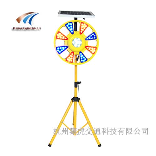 圆形太阳能回转灯