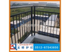 西安阳台护栏 西安阳台栏杆 锌钢栅栏 拼装式无需焊接 龙桥图2