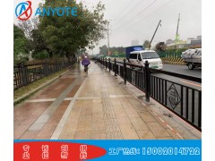 广式人行道护栏 黄埔路侧交通栏杆定制图3