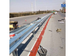 供应三波防撞栏 深圳快速路波形护栏安装图2