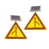 太阳能交通标志牌厂家太阳能合流标志牌价格led点阵发光标志牌