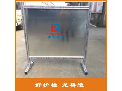 苏州电厂硬质栅栏 围栏 可移动 双面广告LOGO板 龙桥厂图2