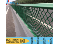 定制公路防坠网 肇庆高速公路防眩护栏网 钢板切割网图2