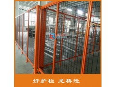 大同工作台防护网 工厂流水线防掉落围栏 龙桥订制铝合金车间隔离网 大门图2