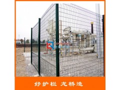 洛阳桃形立柱护栏网 战斧式喷塑围墙围网 围墙钢丝网片护栏网图3