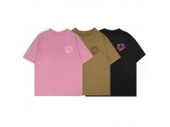 温碧霞IRENENA服装品牌，印花圆领短袖ins风中长款T恤图2