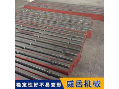 铸铁地轨 安装调试 T型槽条型地轨 翻砂铸件图2