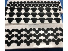 家具防滑泡棉垫片 防滑防震海绵垫片 黑色网格EVA泡棉胶垫图2
