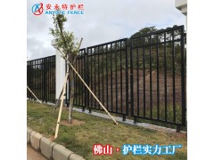 幼儿园围墙铁艺栏杆 广州学校外墙防爬栅栏厂家按图加工图2