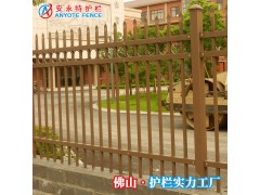 深汕合作区厂房围栏工业园围墙铁艺栏杆防腐图2