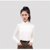 温碧霞代言IRENENA服装品牌轻薄修身打底衫白色长袖内衣