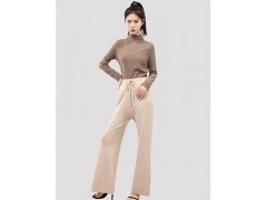 温碧霞代言IRENENA服装品牌春秋长袖打底衫纯色修身圆领衫图3