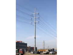 杭工电力钢杆10-220kv 钢管杆 电力钢管塔 生产厂家图2