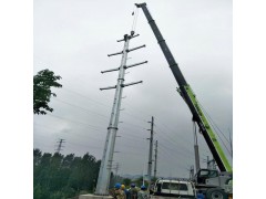 河北钢制电杆 专业生产厂家 电力钢杆 电力钢管杆图2