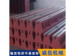 双轨滑台工作平台地槽铁铸铁地轨条形t型槽导轨槽铁轨道图1