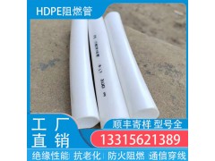 电工阻燃套管红色黑色通信管PE阻燃穿线管图2