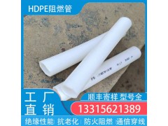 电工阻燃套管红色黑色通信管PE阻燃穿线管图3