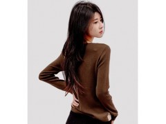 IRENENA女装温碧霞自创品牌春秋羊毛针织打底衫长袖内搭衣图2
