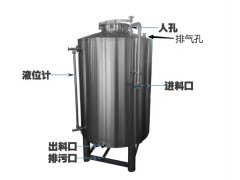 炫碟包头市不锈钢红酒储存罐 不锈钢原料储存罐生产厂家品质优良图3